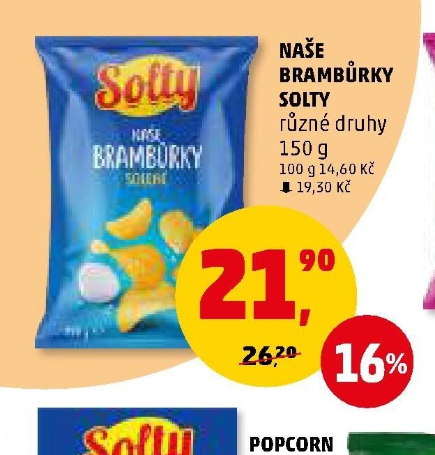 Naše brambůrky Solty