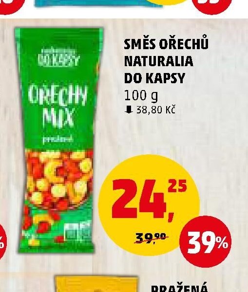 Směs ořechů Naturalia do kapsy