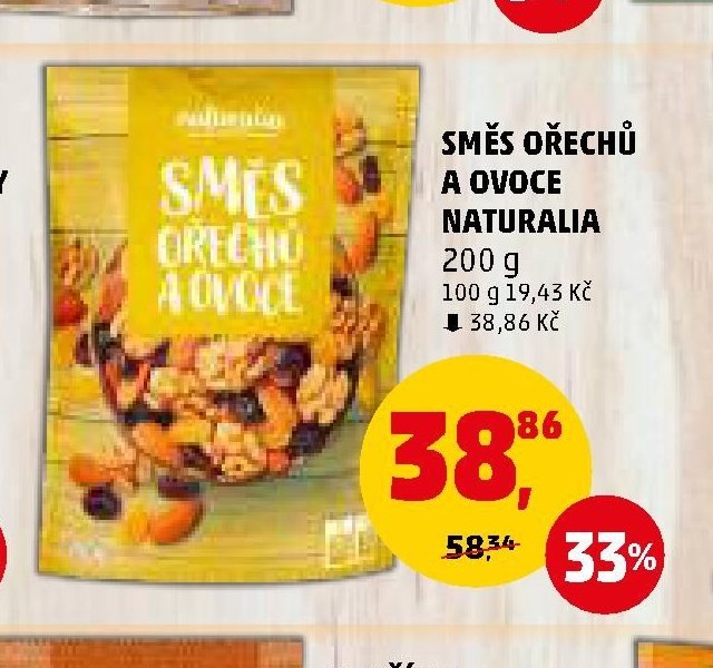 Směs ořechů a ovoce Naturalia
