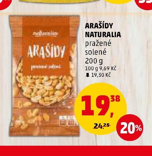 Arašídy Naturalia