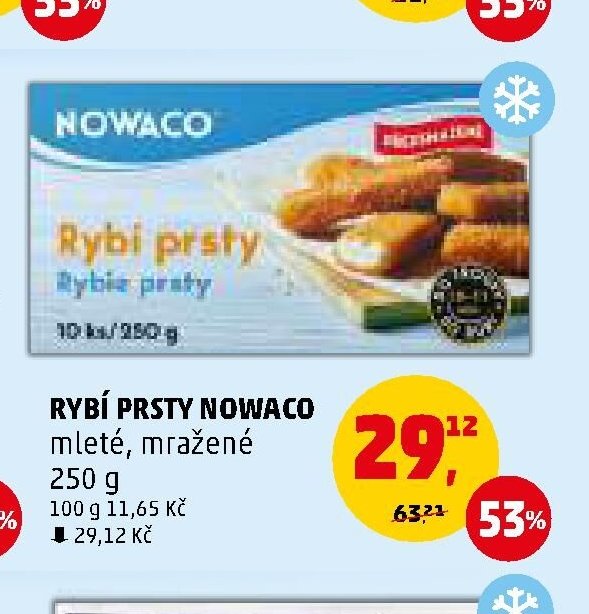 RYBÍ PRSTY NOWACO mleté, mražené 250 g