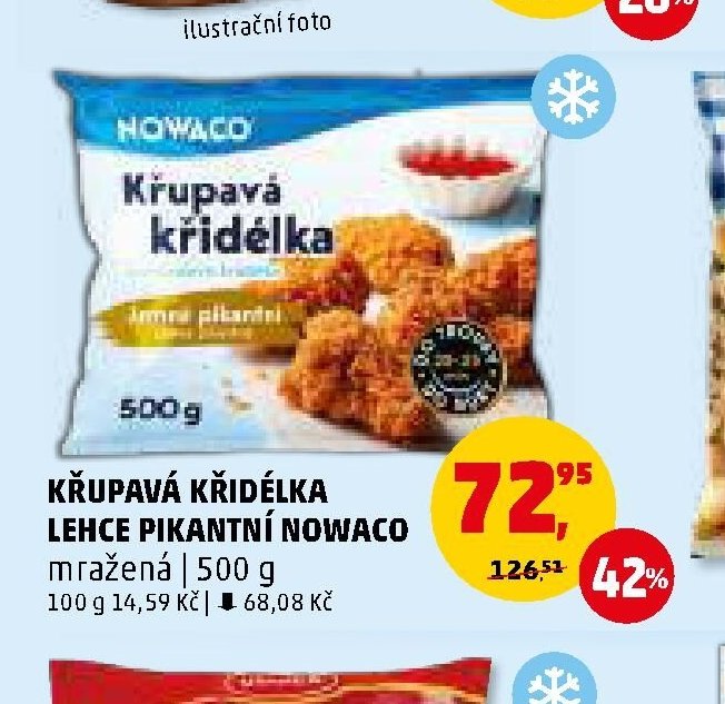 KŘUPAVÁ KŘIDÉLKA LEHCE PIKANTNÍ NOWACO mražená 500 g