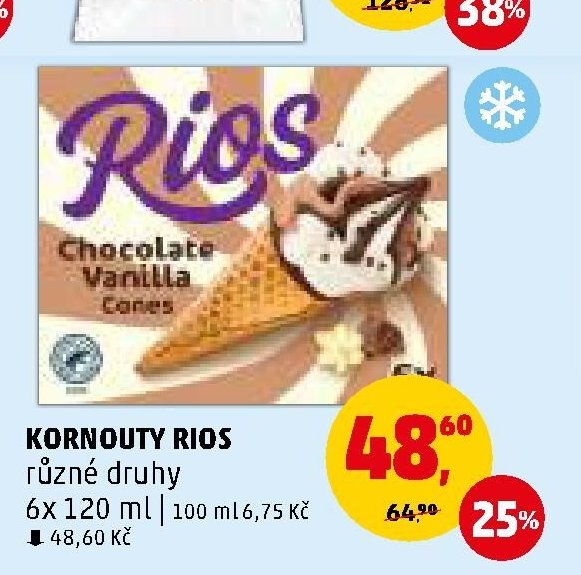 KORNOUTY RIOS různé druhy 6x 120 ml