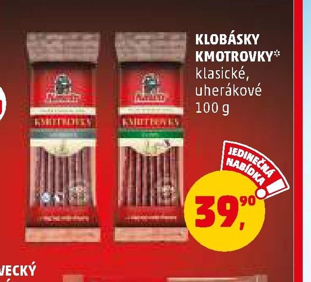 KLOBÁSKY KMOTROVKY