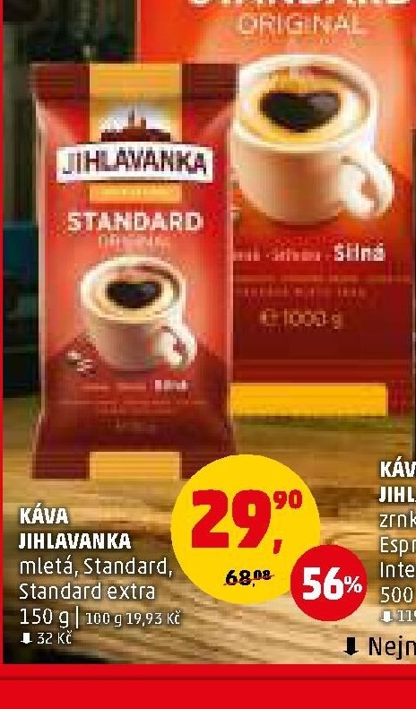 KÁVA JIHLAVANKA STANDARD EXTRA