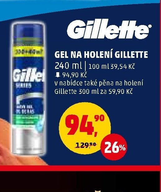 GEL NA HOLENÍ GILLETTE
