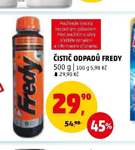 Čistič odpadů Fredy
