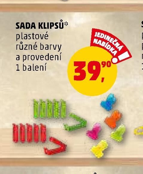 SADA KLIPSŮ
