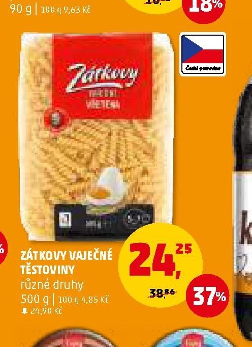 Zátkovy vaječné těstoviny