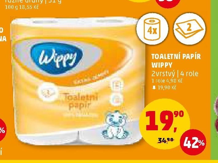 Toaletní papír Wippy