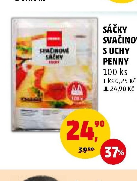 SÁČKY SVAČINOVÉ S UCHY PENNY