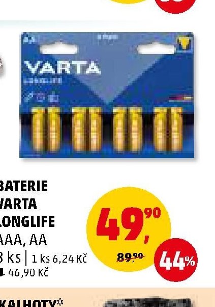 BATERIE VARTA LONGLIFE