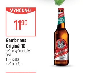 Gambrinus Originál 10