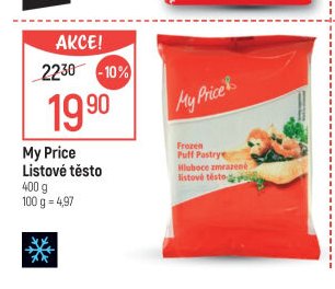 My Price Listové těsto