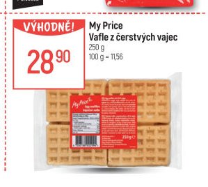 My Price Vafle z čerstvých vajec