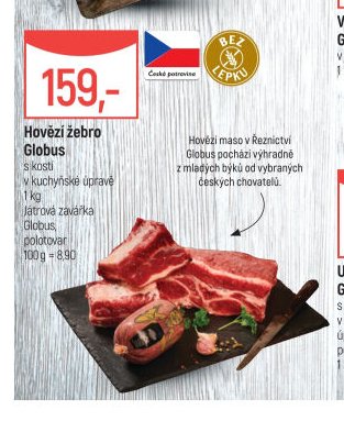 Hovězí žebro Globus