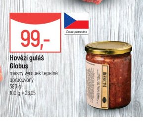 Hovězí guláš Globus