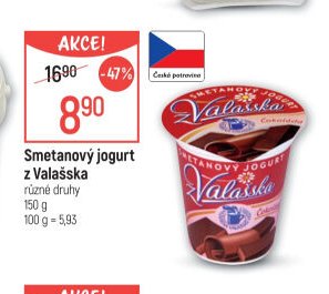 Smetanový jogurt z Valašska