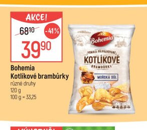 Bohemia Kotlíkové brambůrky