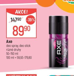 Axe deo spray, deo stick