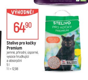 Stelivo pro kočky Premium