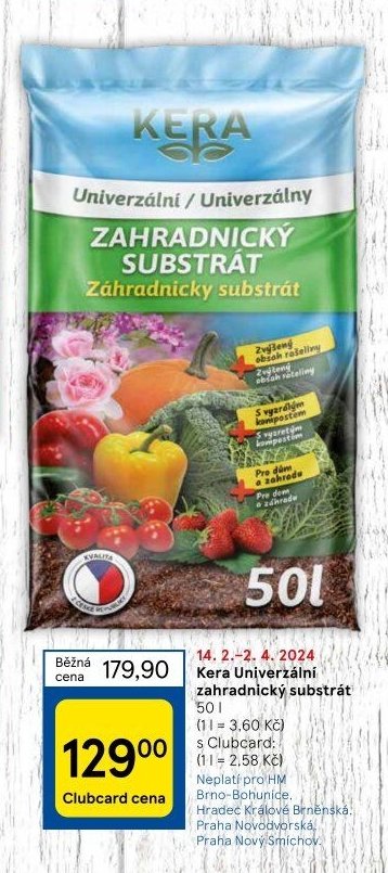 Kera Univerzální zahradnický substrát 50l