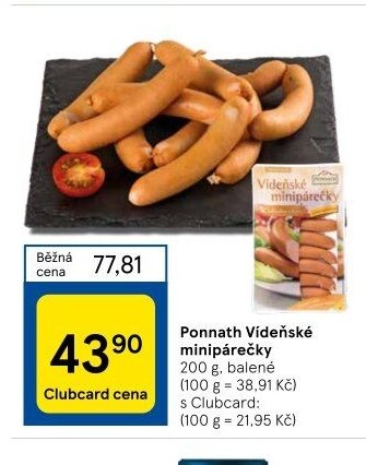 Ponnath Vídeňské minipárečky