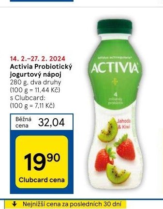 Activia Probiotický jogurtový nápoj
