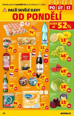akční leták Penny Market 15.2.2024-21.2.2024