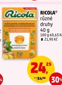 Bylinné bonbony Ricola