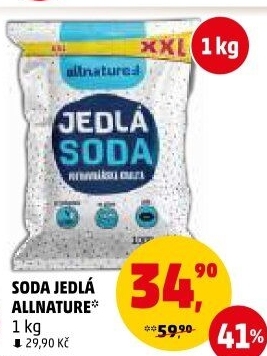 Jedlá soda Allnature