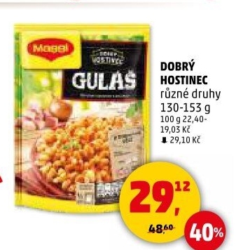 Jídla instantní Dobrý hostinec Maggi