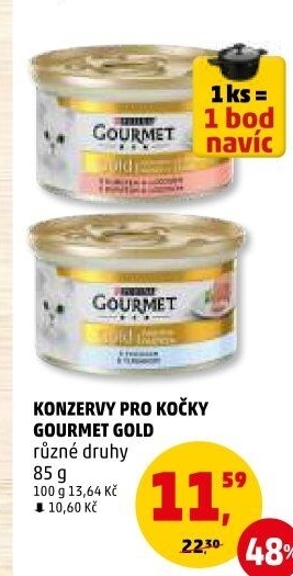 Konzerva pro kočky Gold Gourmet Purina