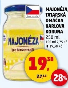 Majonéza Karlova Koruna