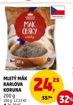 Mák mletý Karlova Koruna