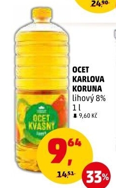 Ocet kvasný lihový Karlova Koruna