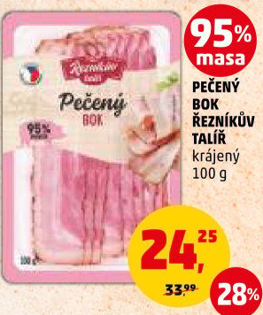 Pečený bok Řezníkův talíř