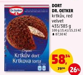 Směs na krtkův dort Dr. Oetker