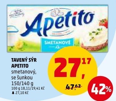 Sýr tavený Apetito
