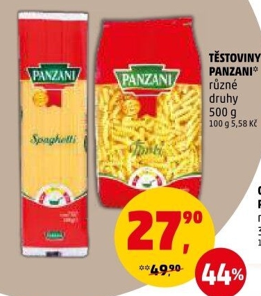 Těstoviny Panzani