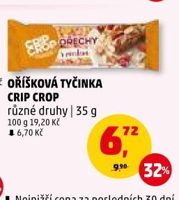 Tyčinka oříšková Crip Crop
