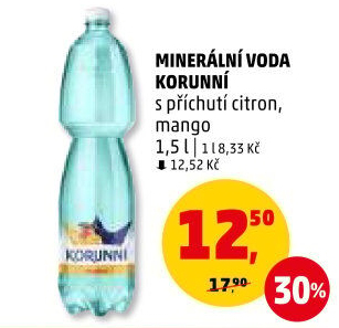 Voda ochucená Korunní