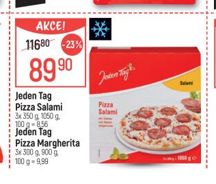 Jeden Tag Pizza Salami / Pizza Margherita