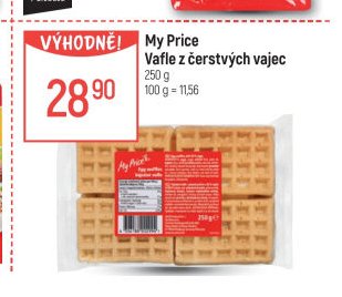 My Price Vafle z čerstvých vajec