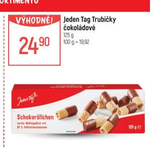 Jeden Tag Trubičky čokoládové