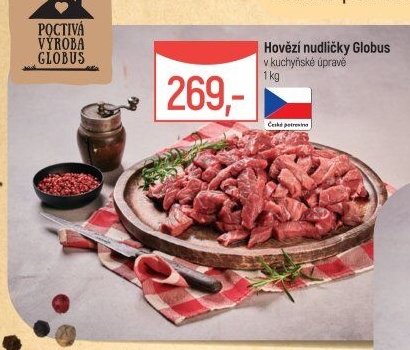 Hovězí nudličky Globus