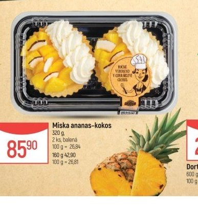 Miska ananas-kokos