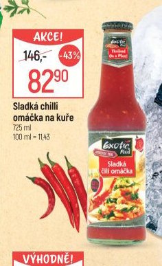 Sladká chilli omáčka na kuře 725 ml