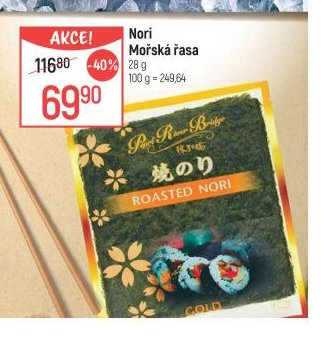 Nori Mořská řasa 28 g