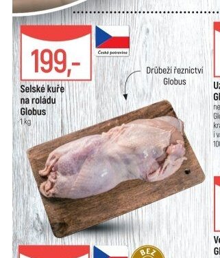 Selské kuře na roládu Globus